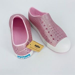 Native Shoes Jefferson Bling “Milk Pink” Size J5